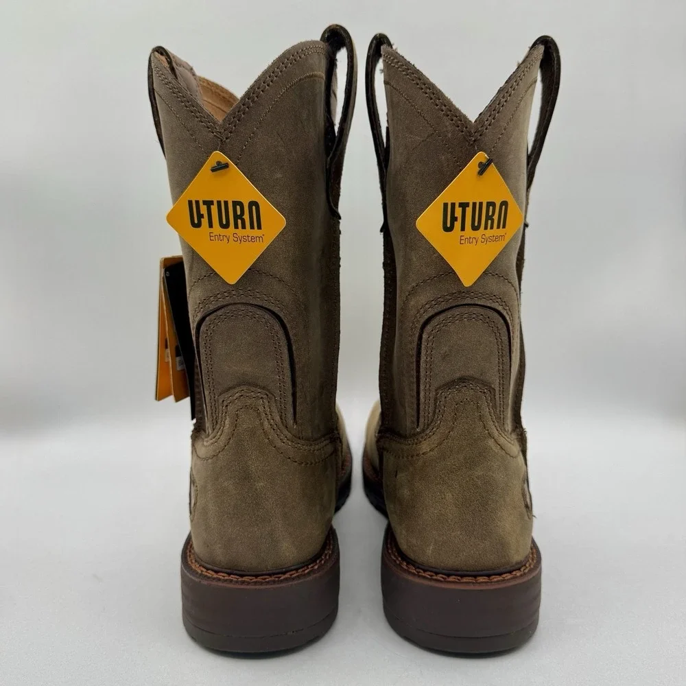 Ariat Activator Waterproof Boots Men's Size 7 D Brown‎ Leather Steel Toe